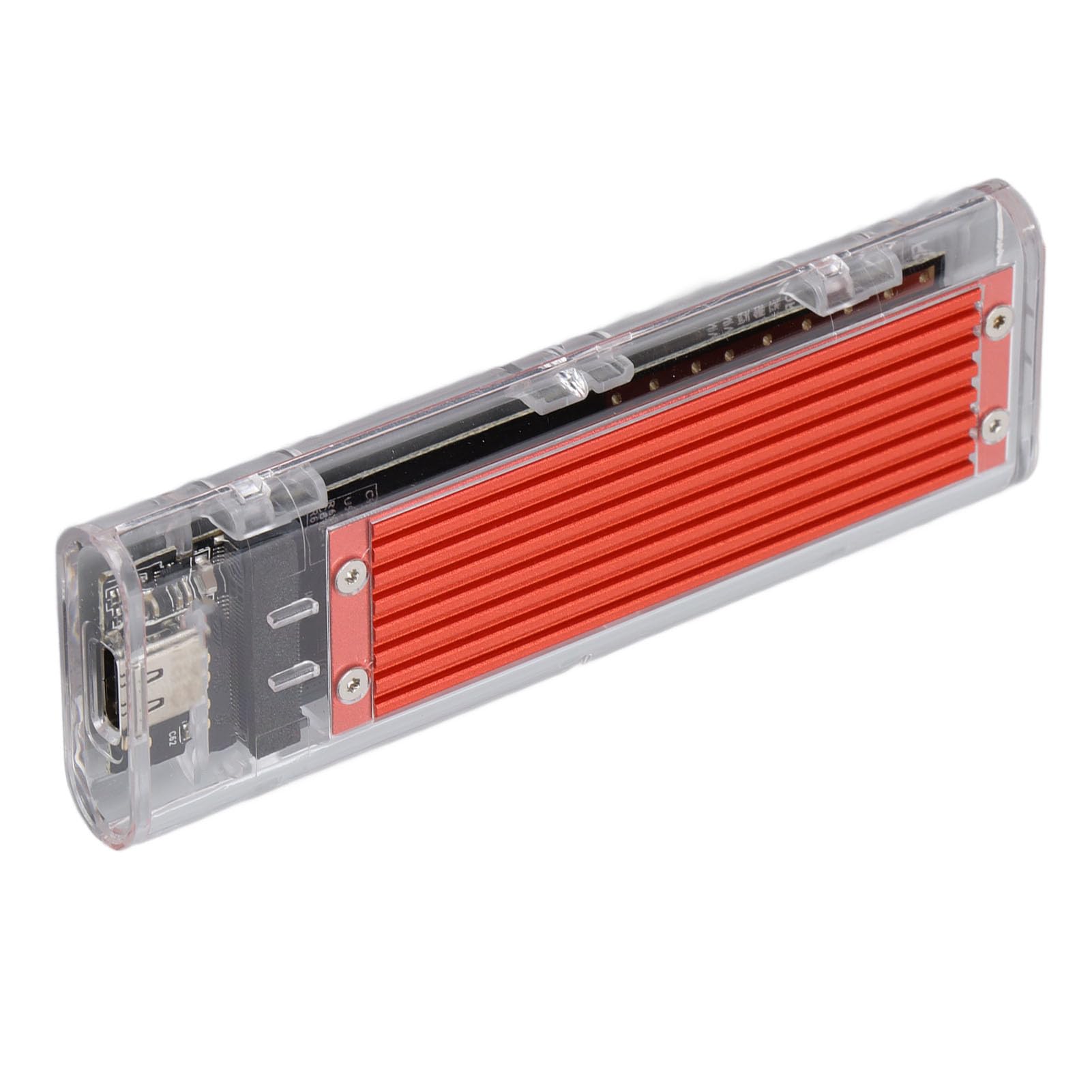 Generic Przenośna Obudowa Konwertera Zewnętrznego Dysku Twardego z rzeczywistą szybkością Transferu 10 Gb/s do Tworzenia Kopii Zapasowych Danych (czerwony)