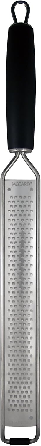 Jaccard Fine Grater, Rasp-Style Stainless-Steel Hand Grater with MicroEdge Technology, 1.5 x 1 x 16 inches