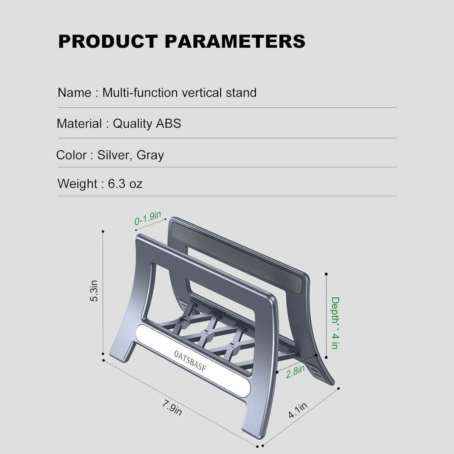 Cutting Board Ra, Auto Width Adjustable Holder Stand for Counter & Cabinet