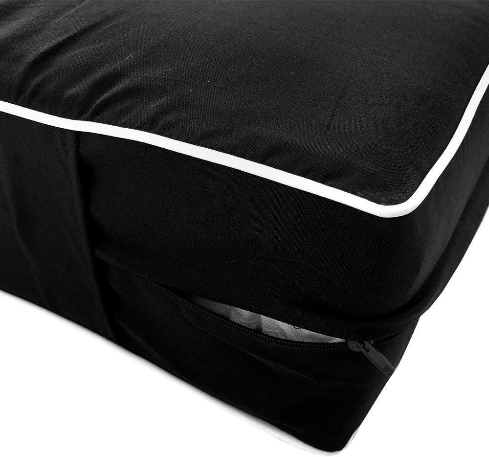 |Cover ONLY|Outdoor Contrast Trim 6" Twin-XL Daybed Fitted Sheet Slipcover AD109