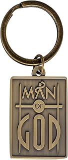 Dicksons Man of God Blessed Antique Bronze Finish Key Ring Keychain
