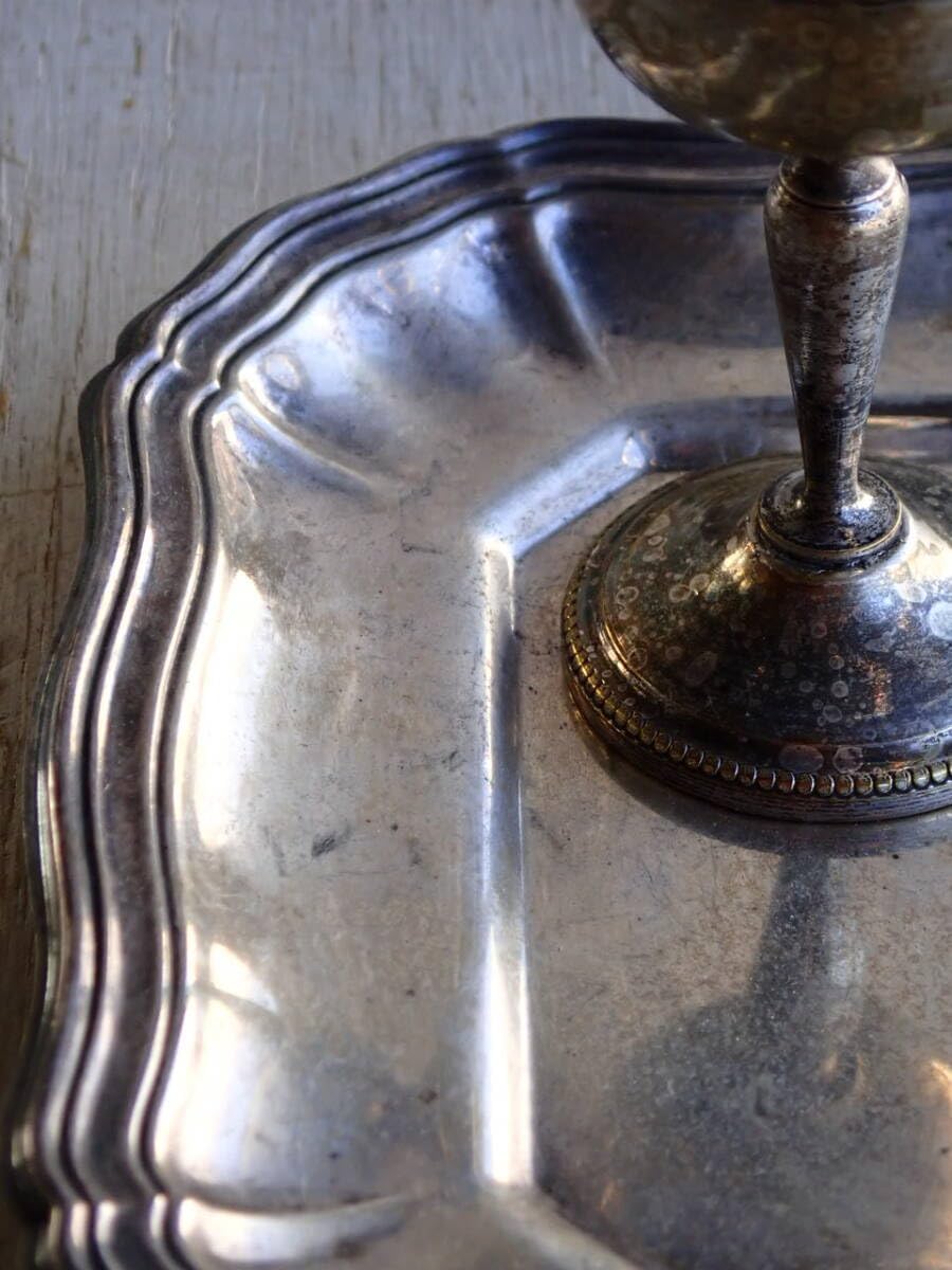 英国】ワインゴブレット 8個組 【シルバープレート】華麗