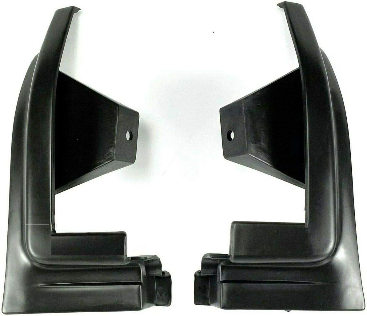 Front Left Driver & Right Passenger Set Bumper to Body Filler Bracket Extension Pair Replacement for 1994-2002 Chevy Tahoe Pickup Suburban GMC Yukon Black Plastic GM1088168 12375170 GM1089168 12375171