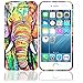 iPhone 6s/6 Plus Case, [Night Glow] Cute HD Vintage Tribe Animal Pattern Design Rubber Gel Flexible TPU Durable Soft Cover for iPhone 6s Plus-Elephant