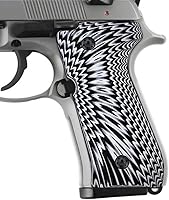 Vista 9 de Cool Hand Empuñaduras G10 para Beretta 92/96 Full Size, 92 FS, m9, 92a1, 96a1, 92 INOX, juego de tornillos de empuñadura negra incluidos, textura