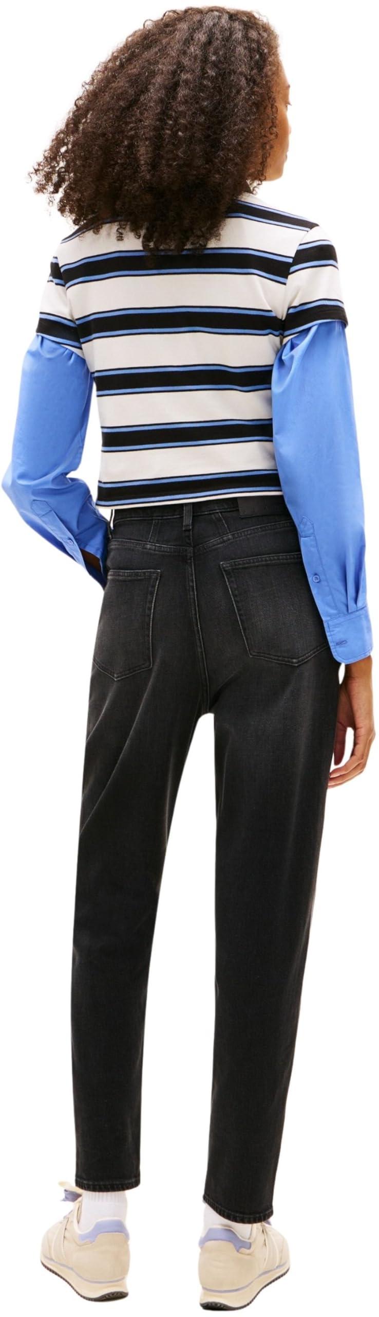 Tommy Jeans - Mom Jean Uh TPR Bi5181 Dw0dw22442, Affusolato Donna