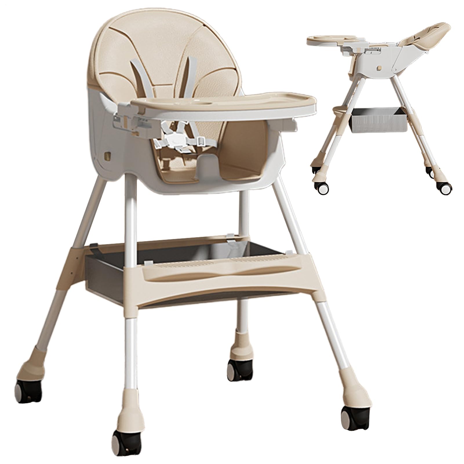 Chaise haute pour bébé pliante pour simplifier les repas au restaurant - 8