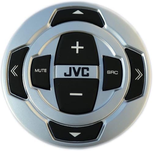 Miniatura 6 de JVC Receptor de medios digitales con sintonizador AM/FM/WB y LCD de 2.7 pulgadas con control remoto con cable, 4 altavoces de audio de barco blanco