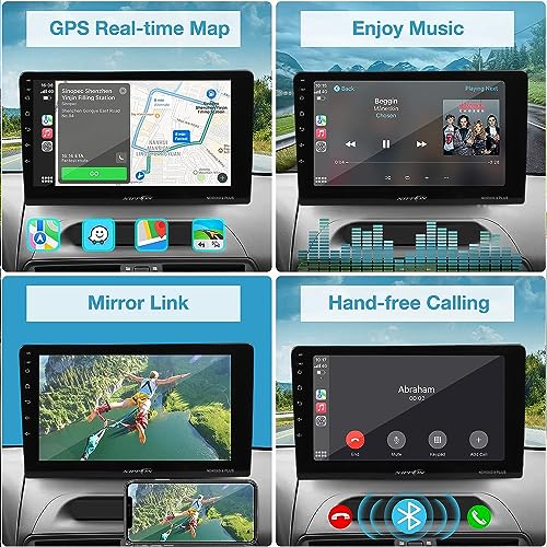 Image of Nippon NDROID 9 Plus with 9 Inch Car Android Double Din Player 2GB /32GB Capacitive Touch Screen Quad Core Proceessor 1080P HD Screen, Android Version 11 BT 5.0, Wi-Fi, GPS, USB 2.0, Navigation