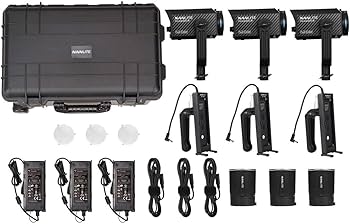 Amazon.com : Nanlite Forza 60CR RGBLAC CRMX LED 3-Light Kit, 88W
