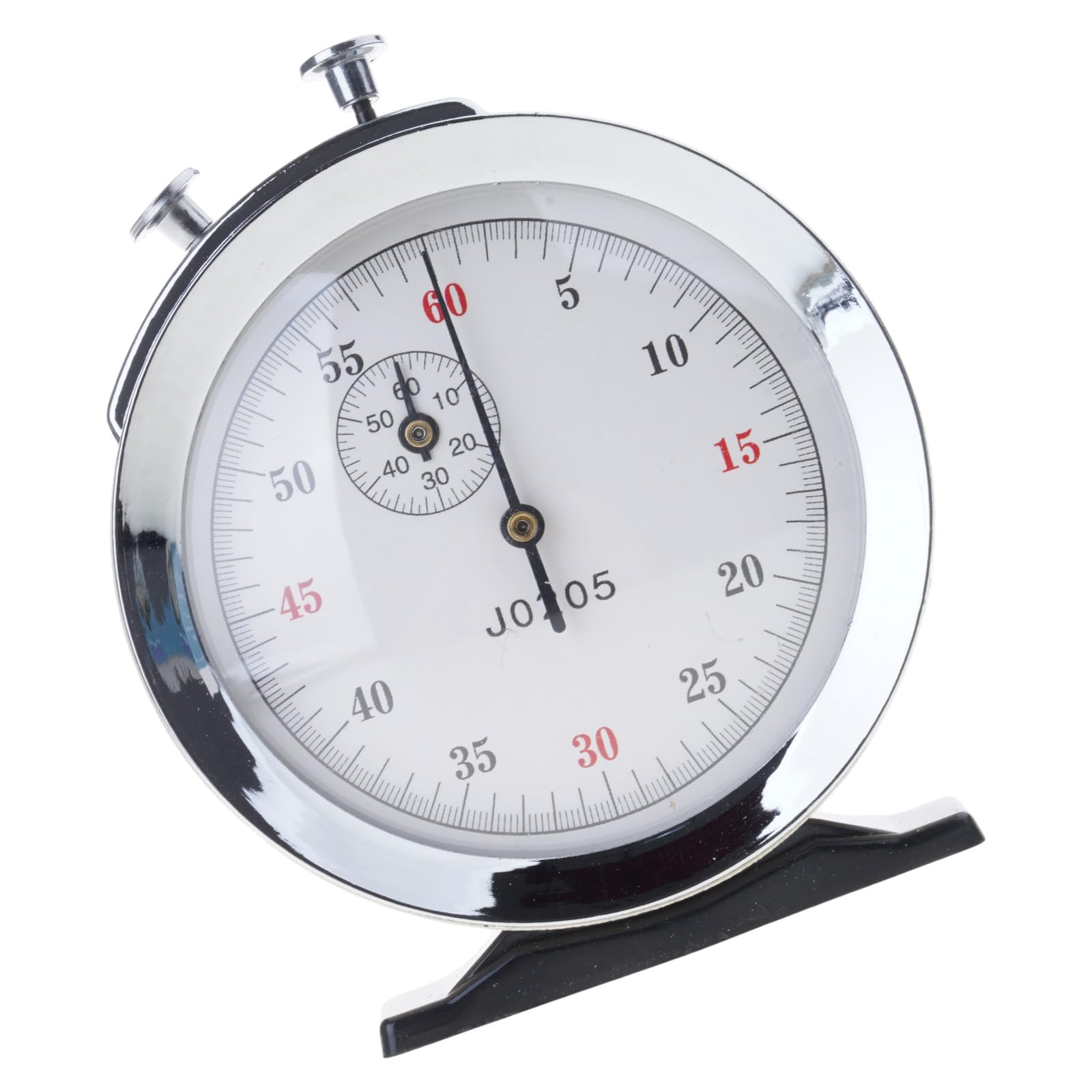 Educational Timer Mechanical Stopwatch Metal Stop Clock Timing Instrument for Physics Experiments and Sports Training Mechanical Stopwatch