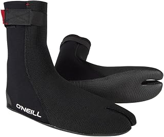 O'Neill Ninja 3mm Split Toe Neoprene Boot, Textured Rubber Sole for Surfing, Paddleboarding, Snorkeling, and Any Water Activities