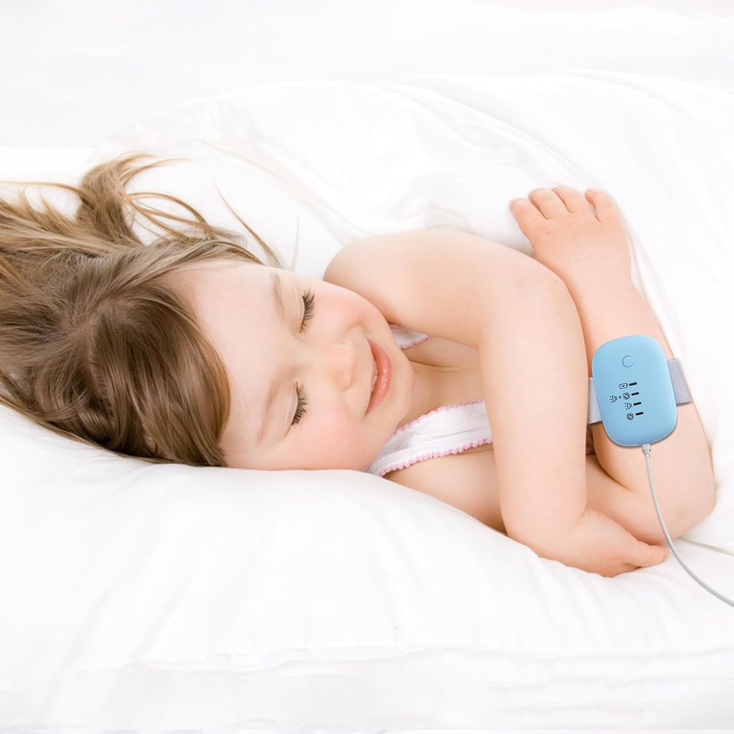 Bedwetting Alarm for Boys Girls Kids, Loud Sound and Strong Vibration, USB Rechargeable Potty Alarm, Bed Wetting Pee Alarms for Older Kids Boys and Girls