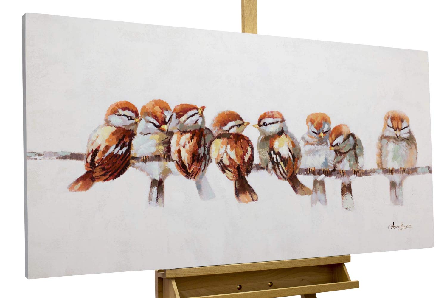 Kunstloft Stravagante Dipinto ad Olio Iris' in 100x200cm | Tele Originali manufatte XXL Design | Decorazione Astratti colorato | Quadro da Parete in Olio Arte Moderna murale