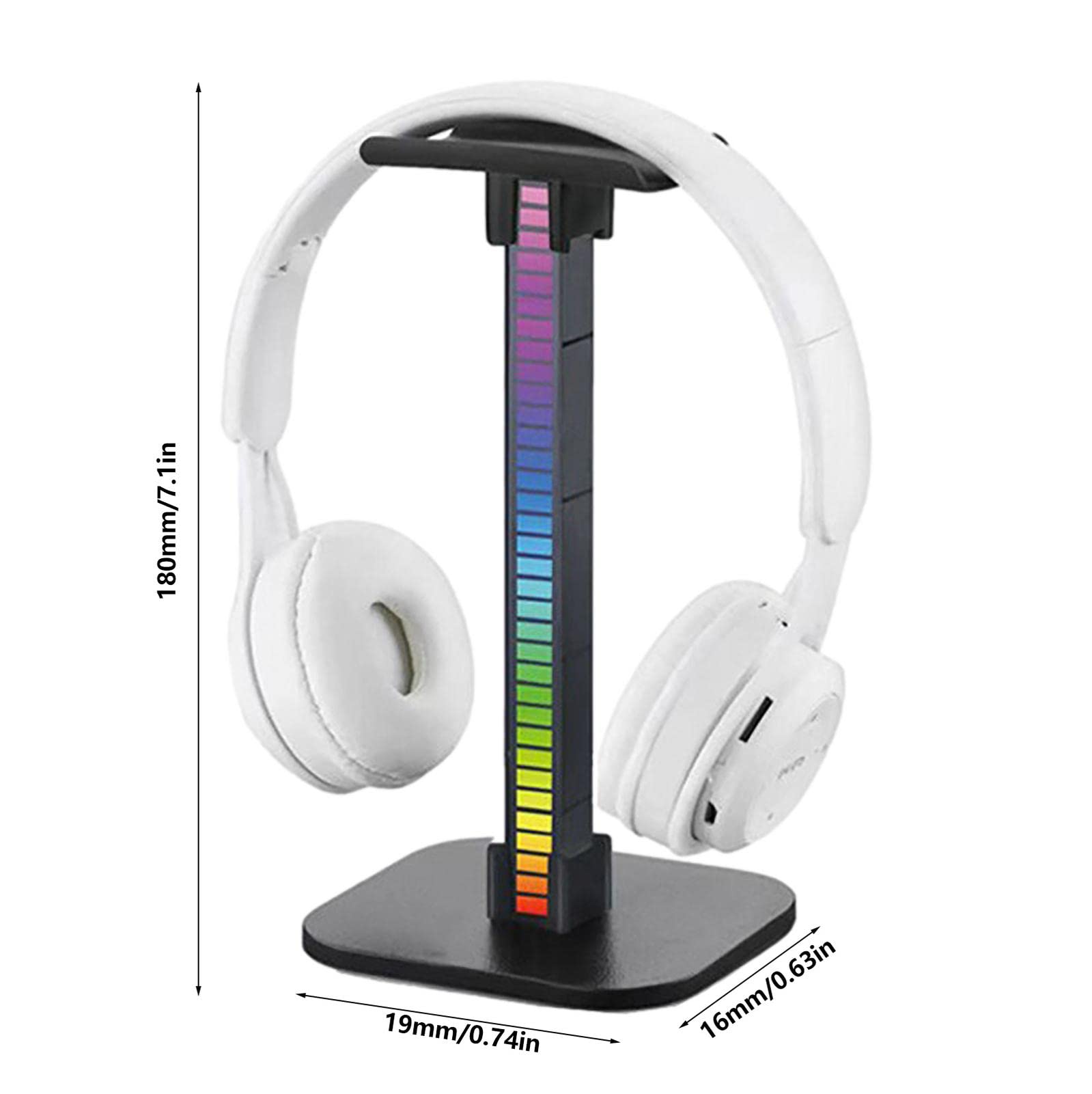 Amazon.co.jp: RGBヘッドセットスタンド, RGBベースのデスク用