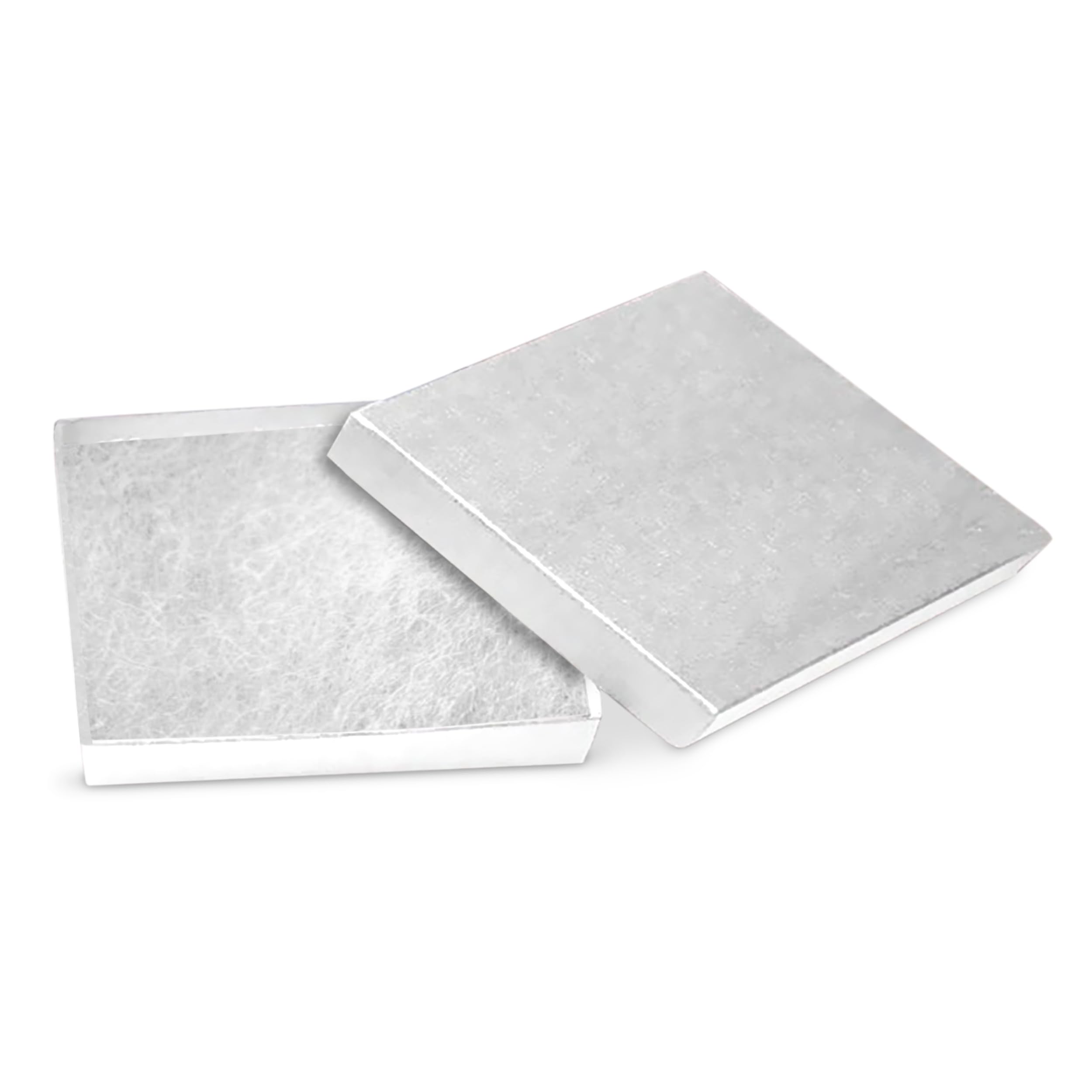 Boîtes à bijoux Cadeau White Swirl en papier haut de gamme avec intérieur coton