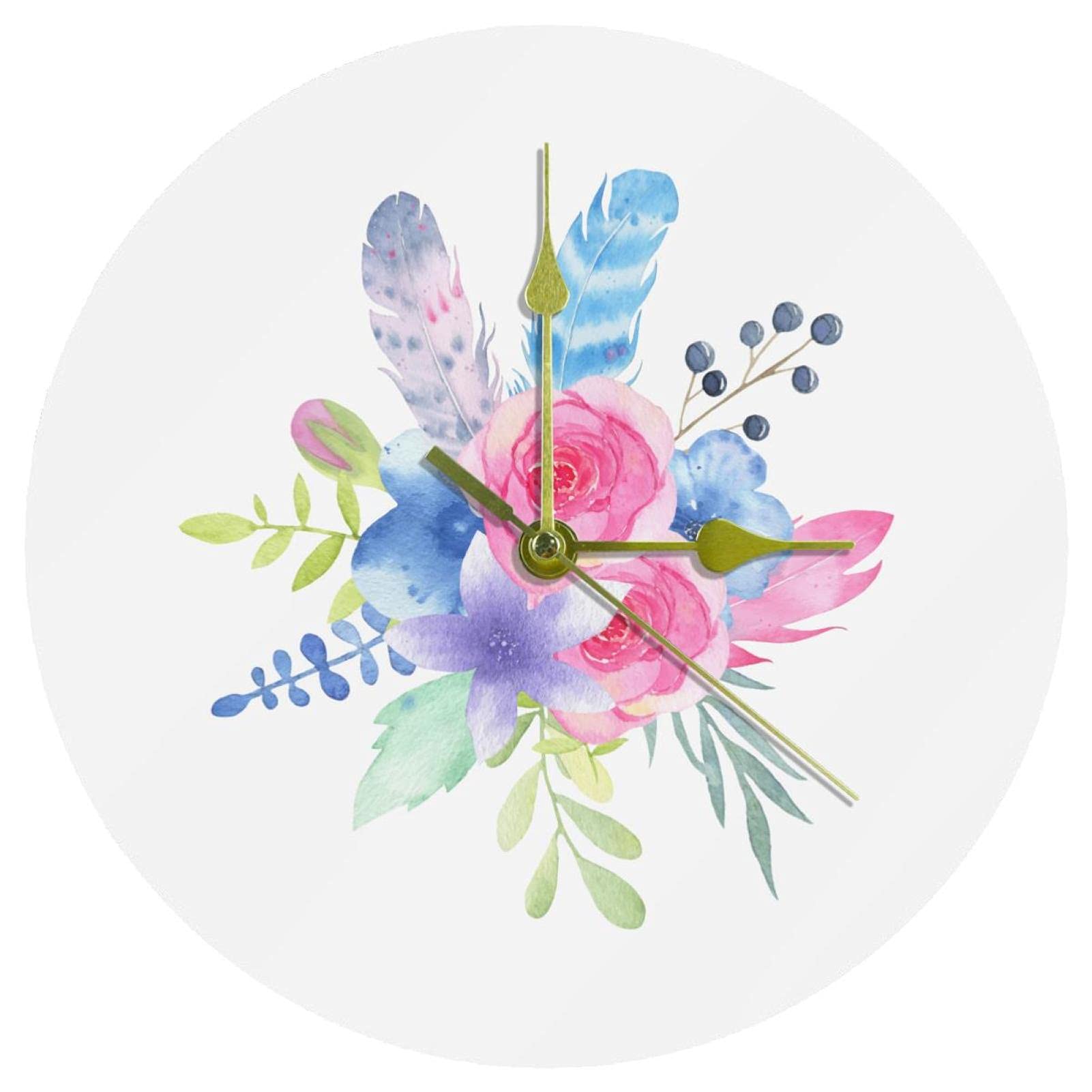 Horloge murale décorative pour la maison et le bureau en acrylique