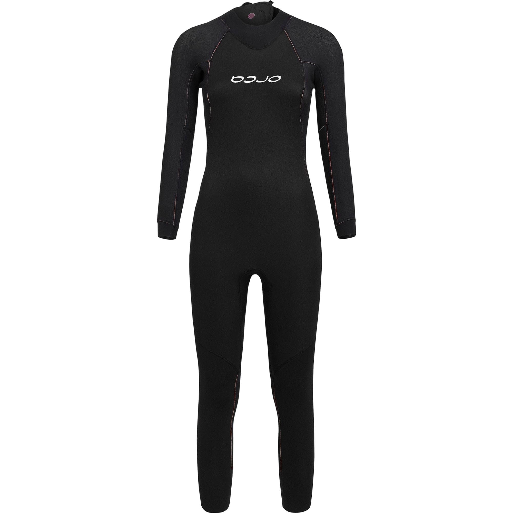 ORCA 2025 Femmes Vitalis Hi-Vis Back Zip Open Water Swim Combinaison Néoprène NN674601 - Black -