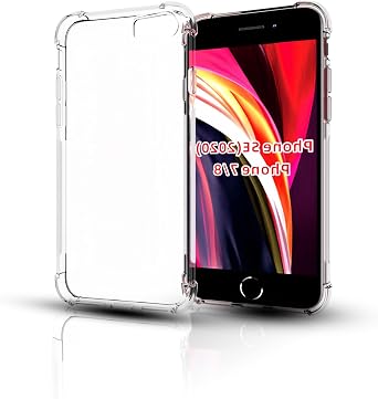 Full ProtectioniPhone SE 2016 Model Shockproof Case, Flexible TPU Cover with "Air Cushion Structure at All Four Corners", Fully Transparent, Heat Dissipation, Yellowing Resistant, iPhone 5s