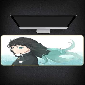 Amazon 鬼滅の刃ラージマウスパッド壁紙アニメ人気ベースコンピューター周辺機器マンガゲーム滑り止めファッション900 400mm A 1000x500mm Dihao Zhao マウスパッド 通販