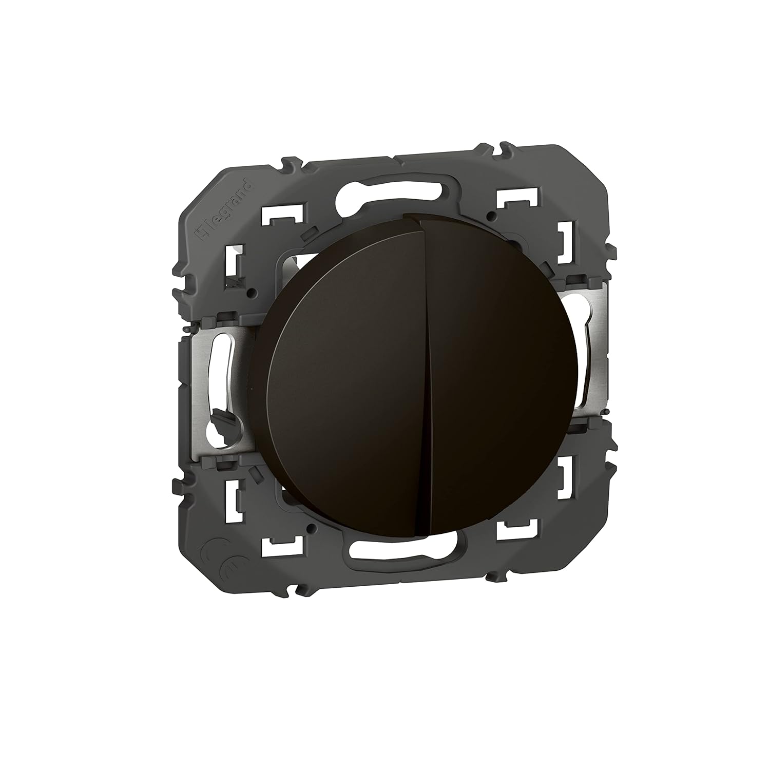 Legrand - Double or Toggle Switch Dooxie 10AX 250V ~ Black - Blister Pack