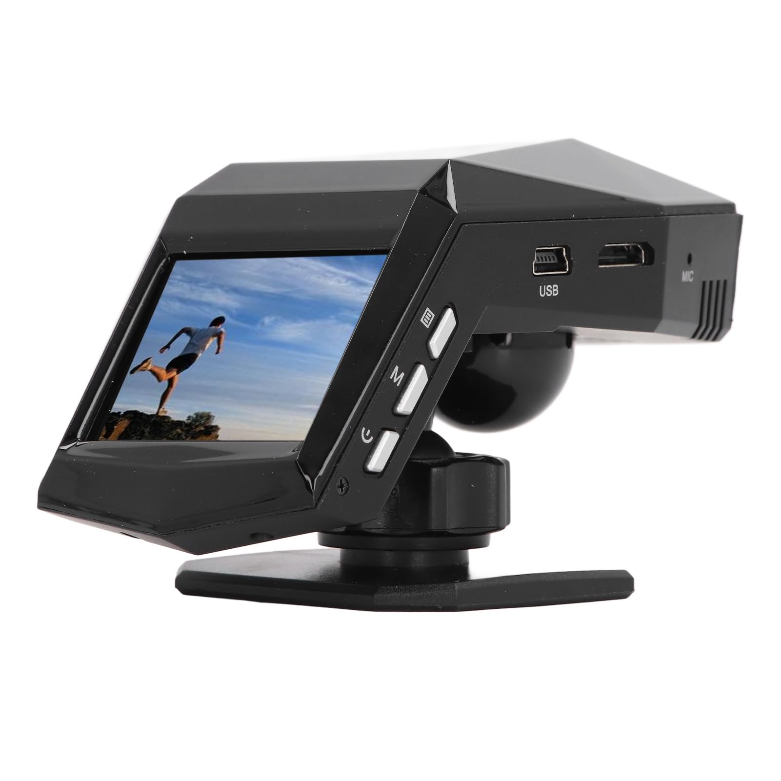 DashCam Delantero Trasero, 10MP HD NightVision Cámara de Tablero Dual Soporte Grabación en Bucle, Consola Central Perfume DashCam, Cámara Grabadora Videocámara para Estacionar