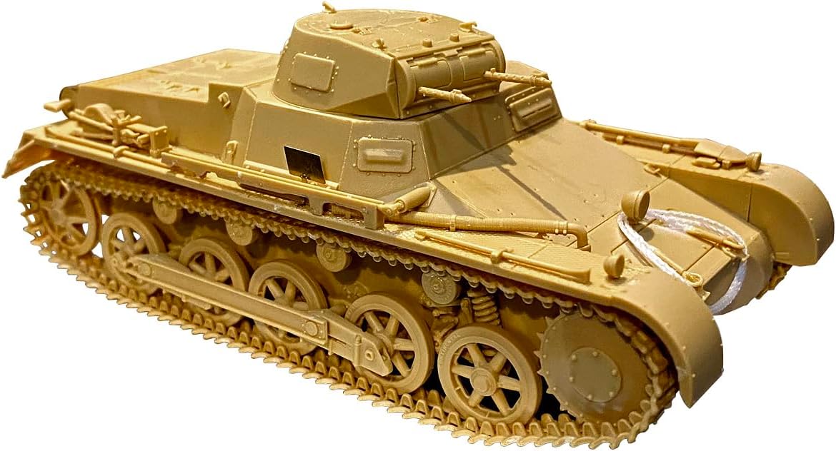 Academy 120116 493556 1/35 Tank I AUSF. B & Motorcycle, Multi-Coloured
