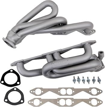 BBK 4007 1-5/8" Shorty Tuned Length Performance Exhaust Headers for GM Truck And SUV 5.0L, 5.7L - Chrome Finish