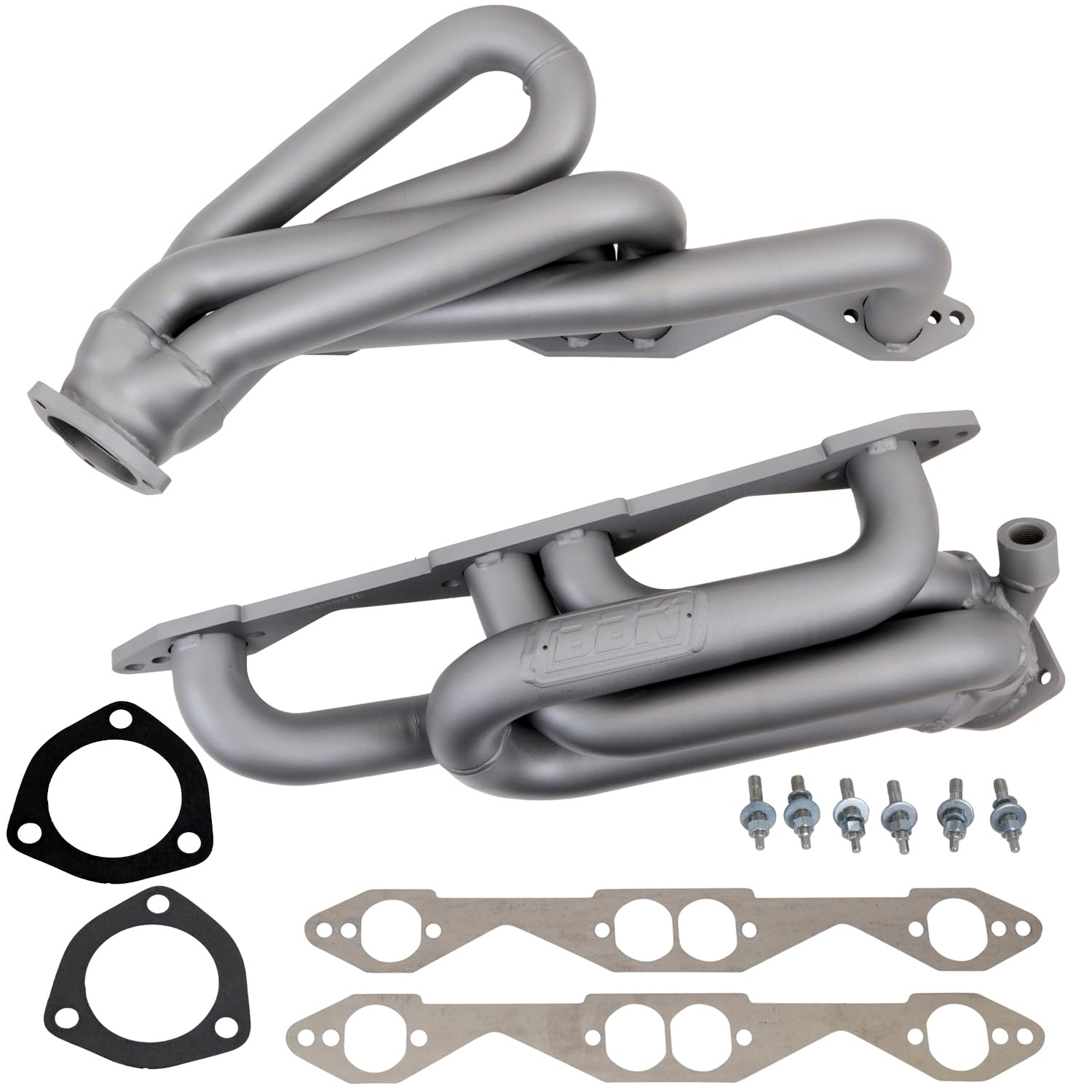BBK 4007 1-5/8" Shorty Tuned Length Performance Exhaust Headers for GM Truck And SUV 5.0L, 5.7L - Chrome Finish