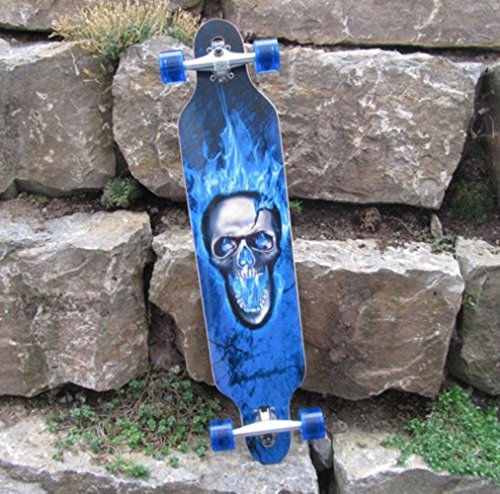 Preisvergleich Produktbild SSITG Longboard 41 Totenkopf ABEC 11
