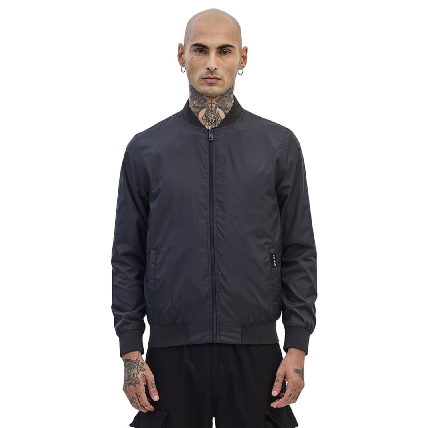 Snitch Navy Bomber Jacket