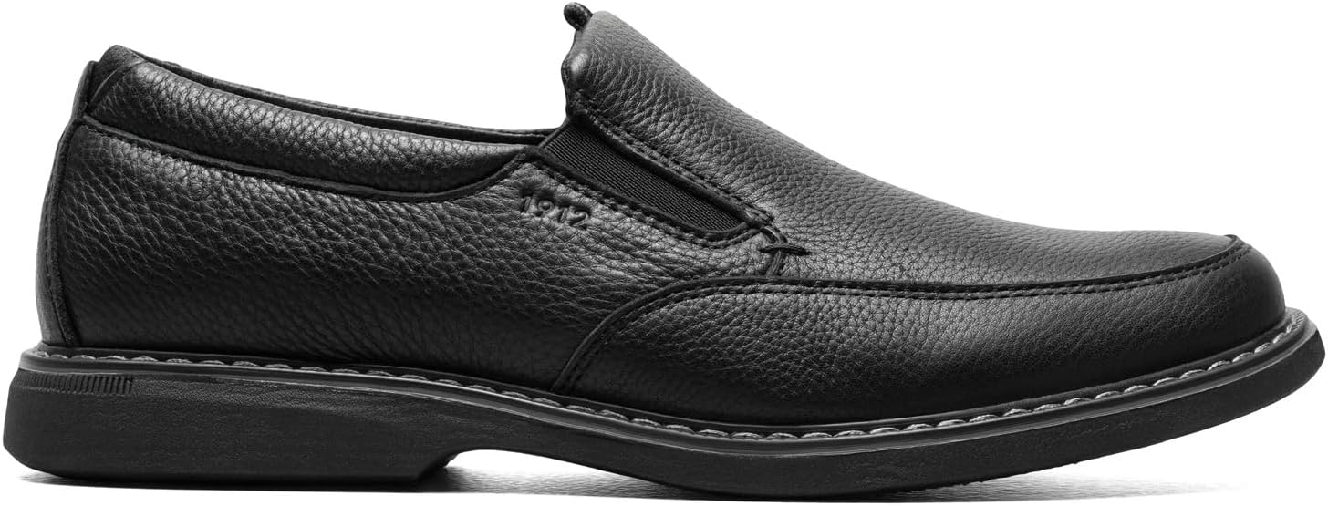 Nunn Bush Mens Otto Moccasin Toe Slip on Leather Loafer with Lightweight Sole - Image 3
