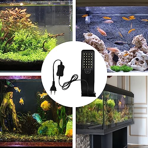 UEETEK Illuminazione per acquario con clip