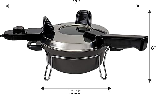 Miniatura 7 de Total Chef Cocina checa, el mejor horno eléctrico con termostato ajustable, opciones de cocción versátiles, calefacción eficiente, olla