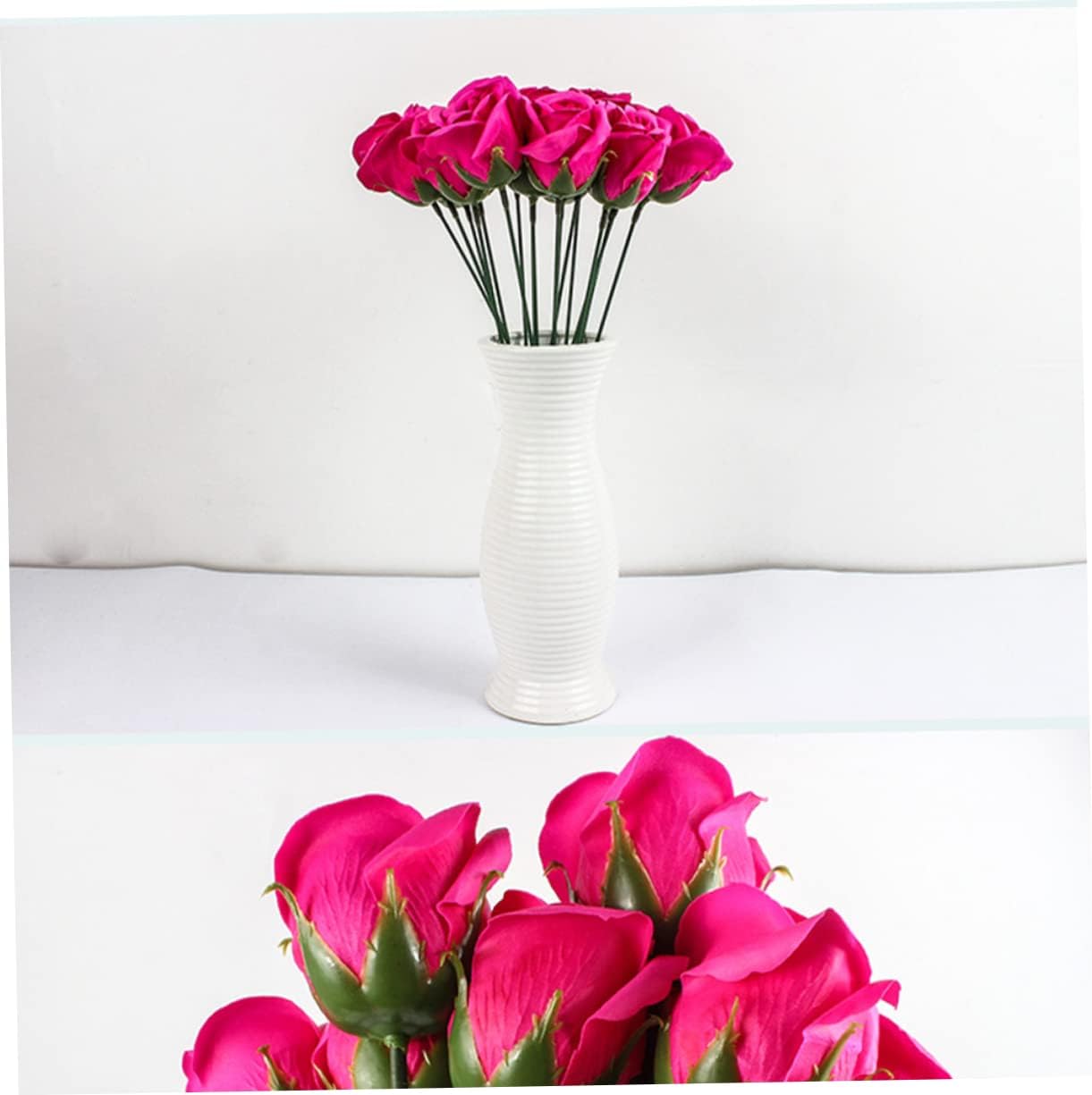 DIY Paper Vine Rose Branch 100pcs Craft Flower Wire Floral Stem Wire for Custom Floral Arrangements