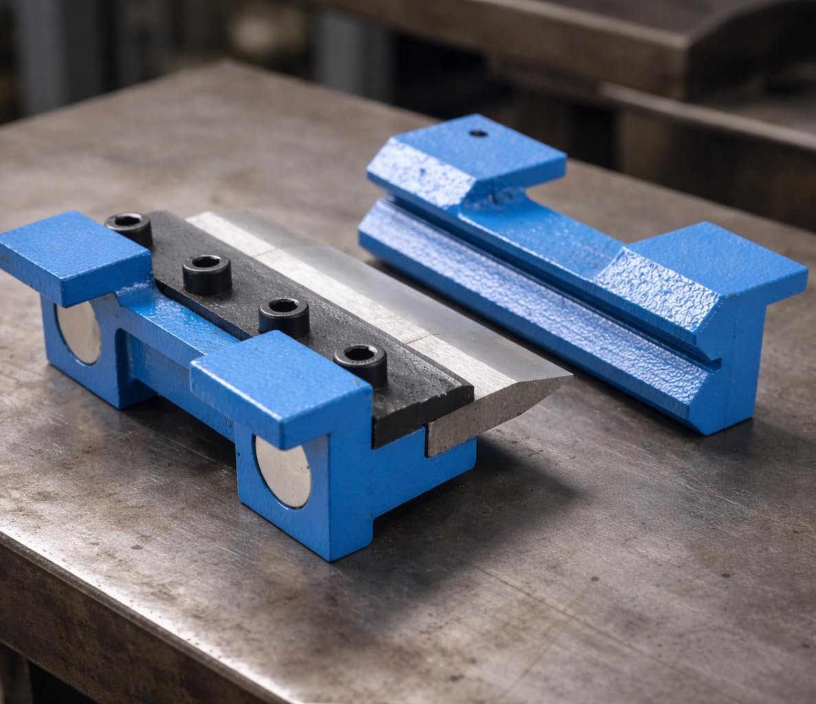 KATSU Tools Accesorio doblador de freno de metal de 100 mm, capacidad máxima de flexión de 14 Ga/2 mm, acero suave y aluminio de 3 mm, modelo 165152