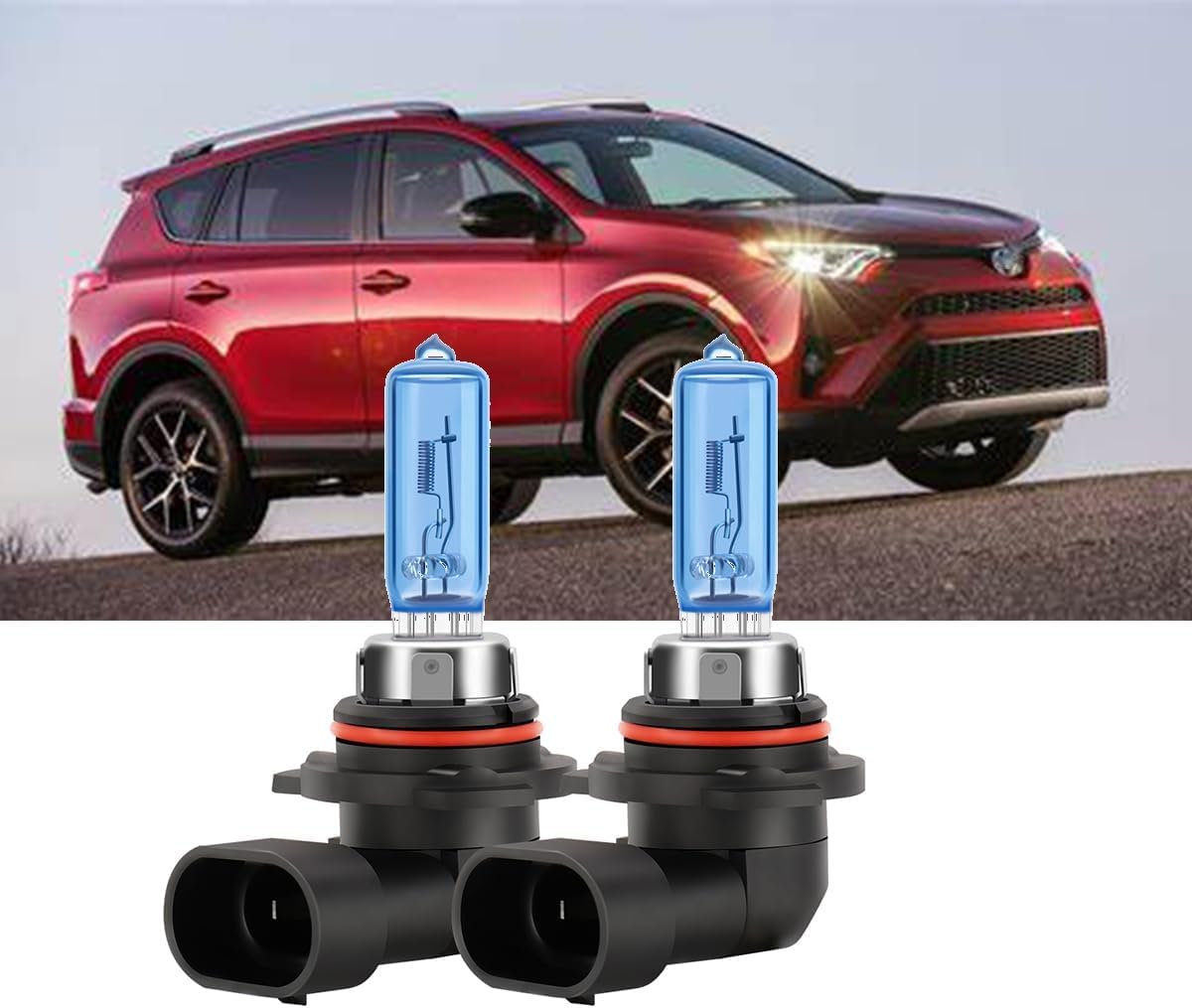 KINGSOFE 9012/HIR2 Halogen Bulbs (2-Pack)
