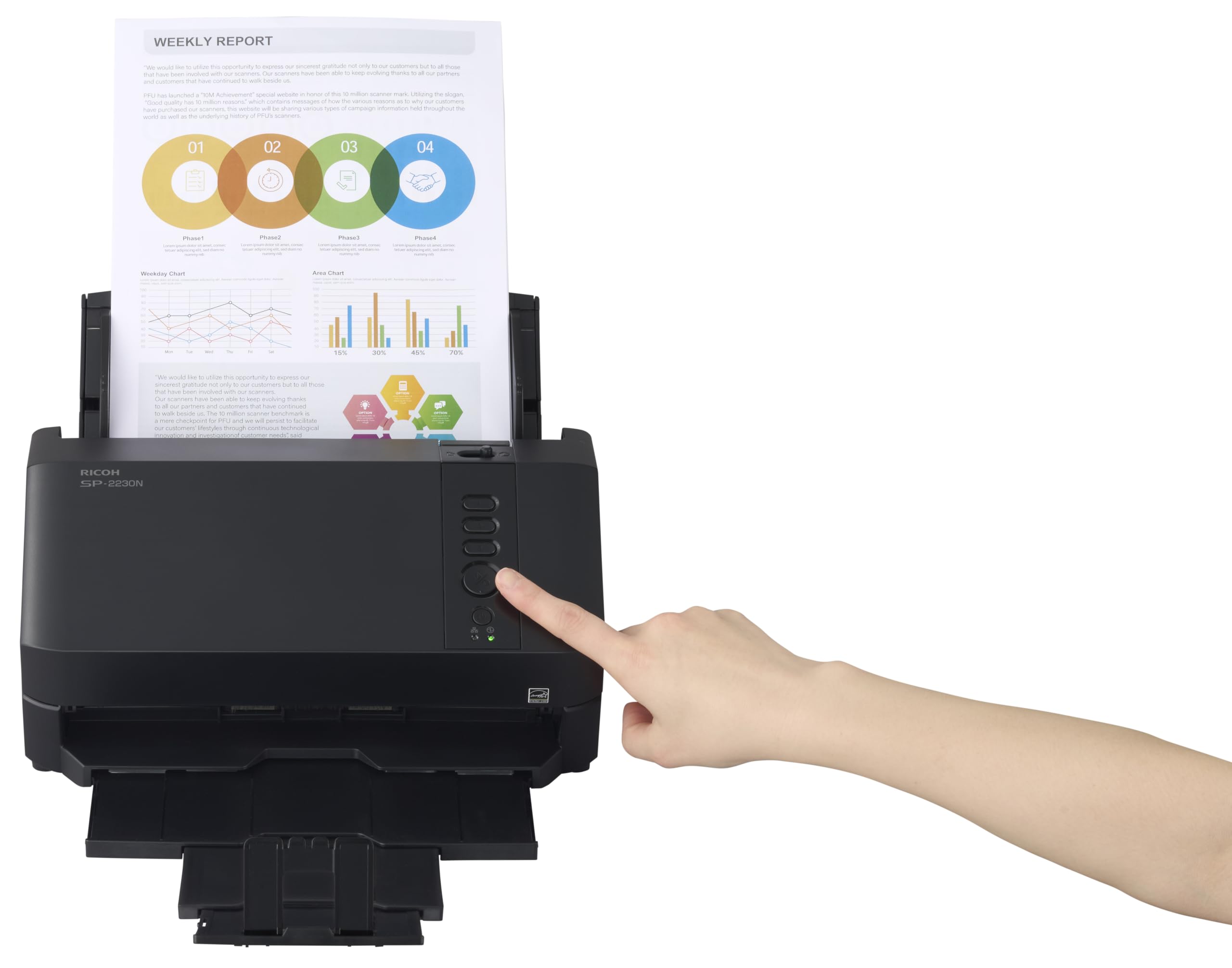 Ricoh SP-2230n A4 30ppm,duplex,usb3.2,lan,adf (pa03880-B101)