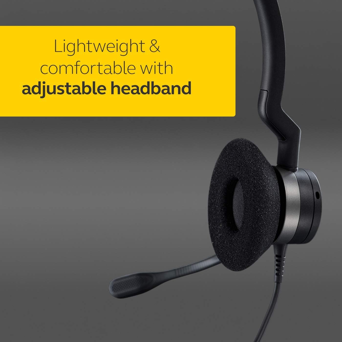 Jabra Biz 2300 Mono Headset, Black (Renewed)