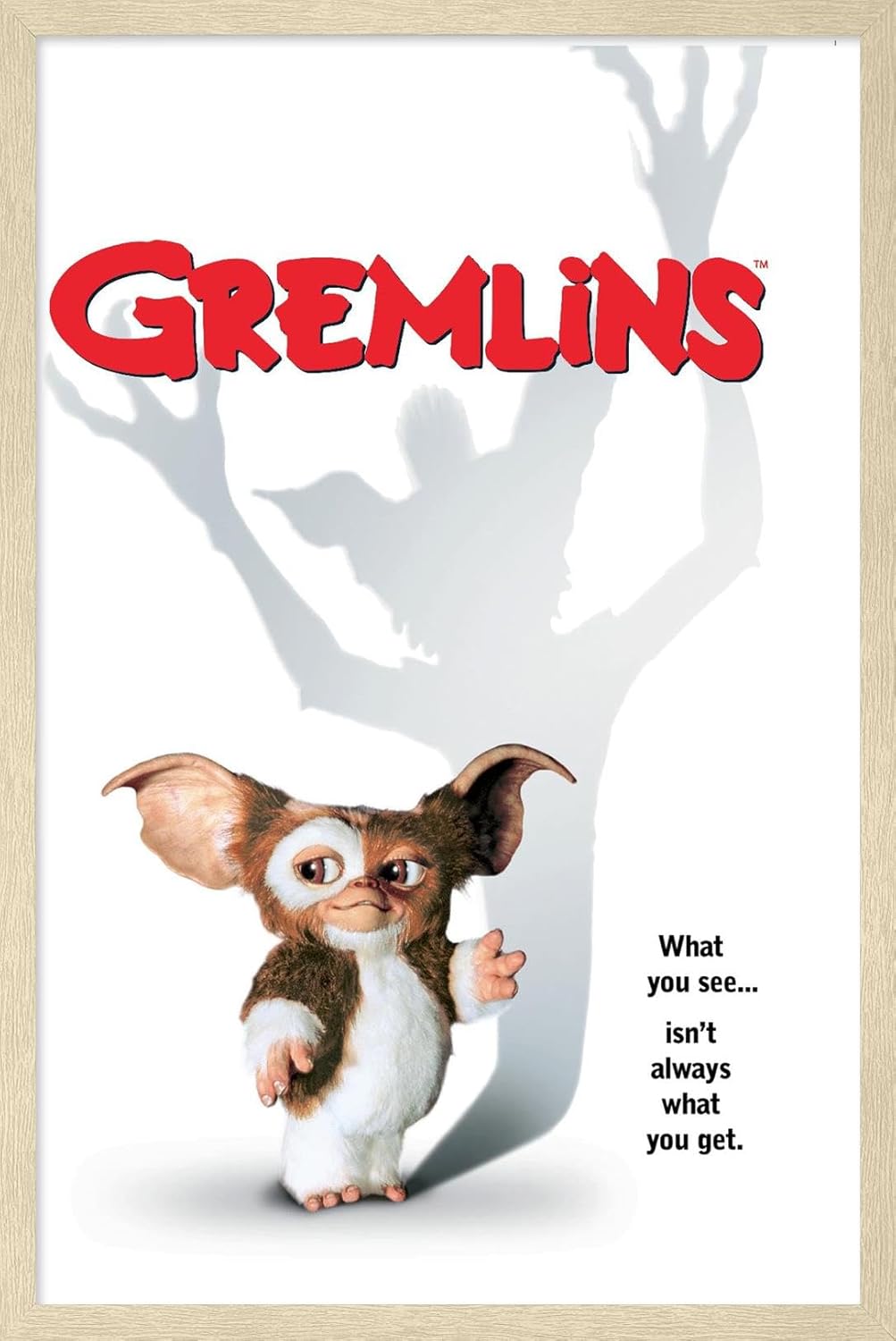 Gremlins - One Sheet Wall Poster, 34L x 22.4W, Black Framed Version