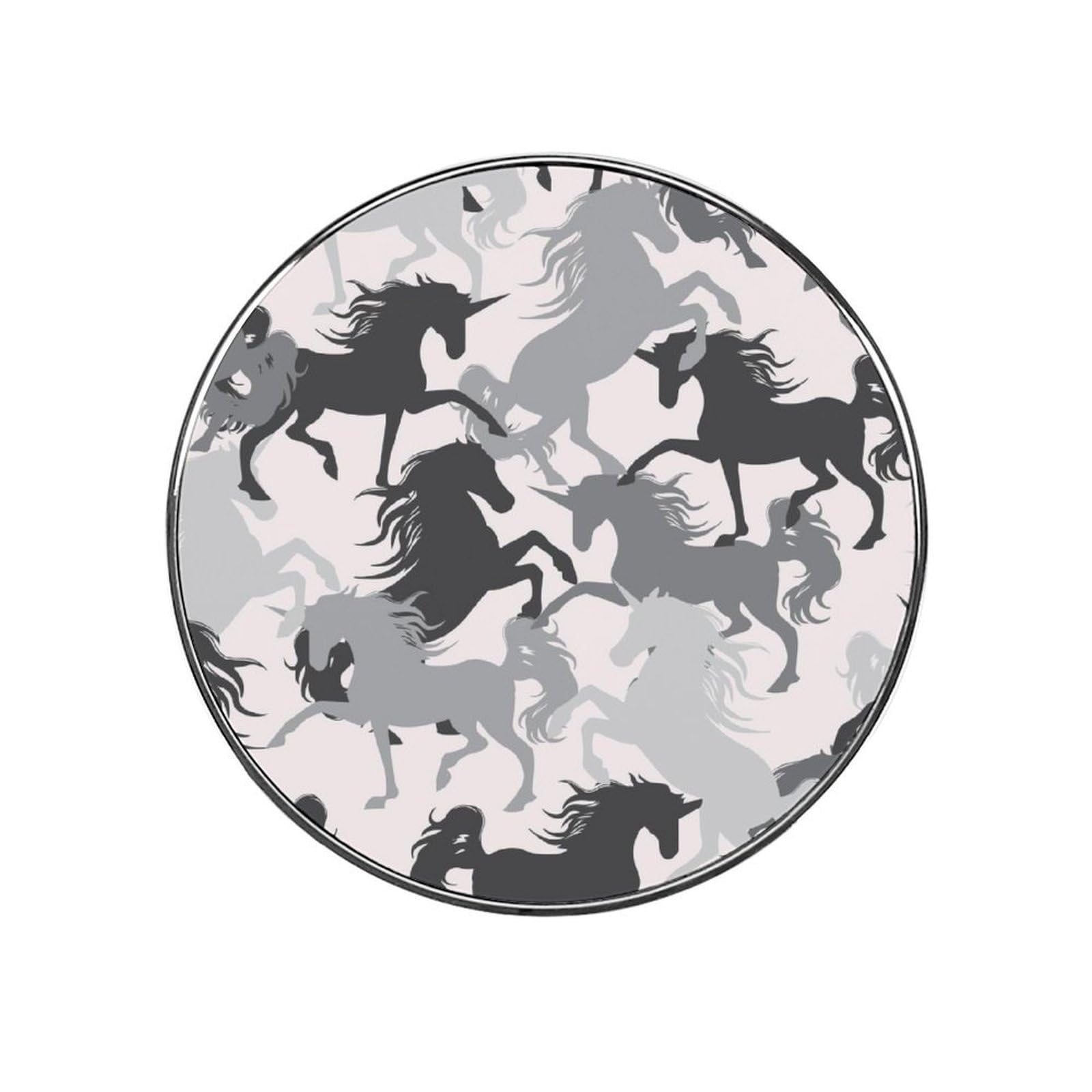 Black Horses Refrigerator Magnet Decorative Locker Magnet For Kitchen And Office Home Décor