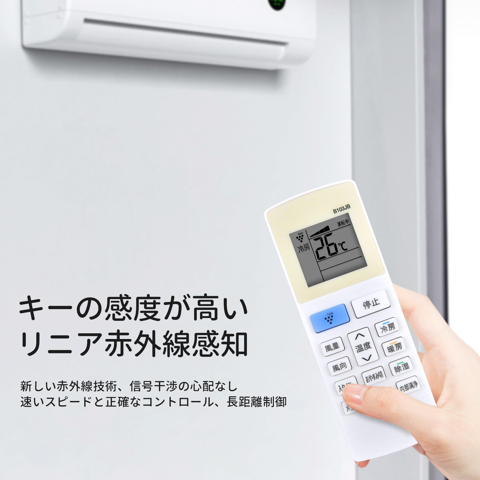 Amazon.co.jp: エアコンリモコン B103JB for SHARP CRMC-B103JBEZ