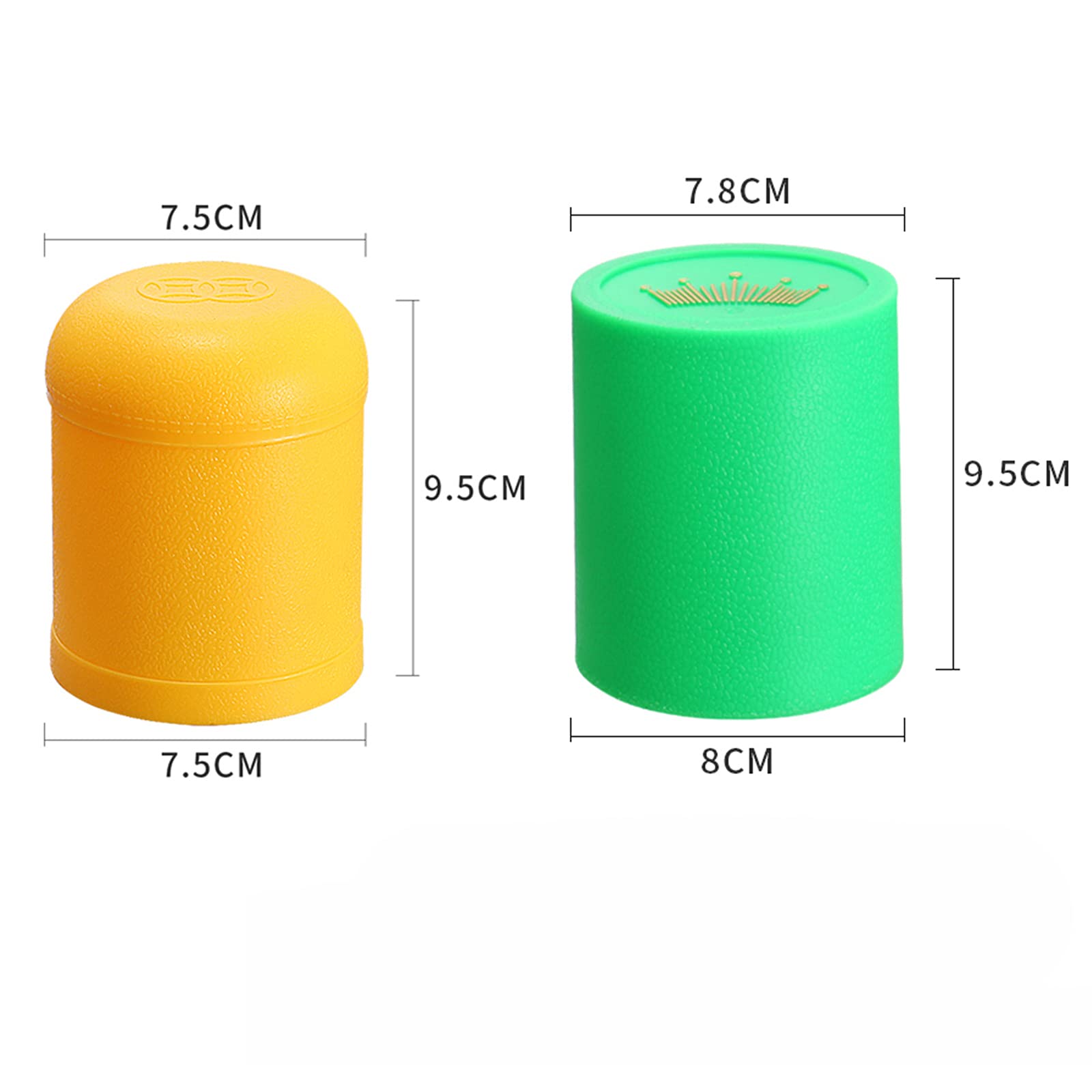 10 Sets Würfelbecher Würfelbecher Würfelbecher Würfelbecher Reisegeschenk Kronen-Design Goldener Kunststoff inkl. 10 Becher und 60 Würfel