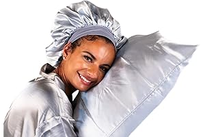 Better Hair Bonnet and Matching Queen Pillowcases Set