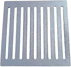Cast Iron Grill Ash Falling and Ventilation for Fireplaces, Wood Burners and Fireplaces 20 x 20 x 1 cm - Ref 0036