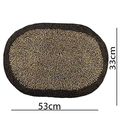 Image of Door Mats for Home | Door Mats for Home Entrance | Door Mat for Bathroom| Soft & Super Absorbent Mats for Shower | Washable, Non-Slip & Quick-Drying Mats (Pack of 2) (Multicolor 14)