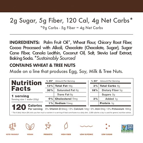 Miniatura 3 de RIp Van Keto Snack Bundle- Contiene 2 cajas de galletas Keto Sandwich y 1 paquete de obleas de chocolate negro