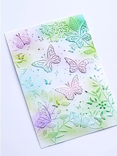 Miniatura 2 de Qoiseys Carpetas de plástico de calabaza y ciervos de Halloween para hacer tarjetas, plantilla de estampado en relieve, plantilla de papel para