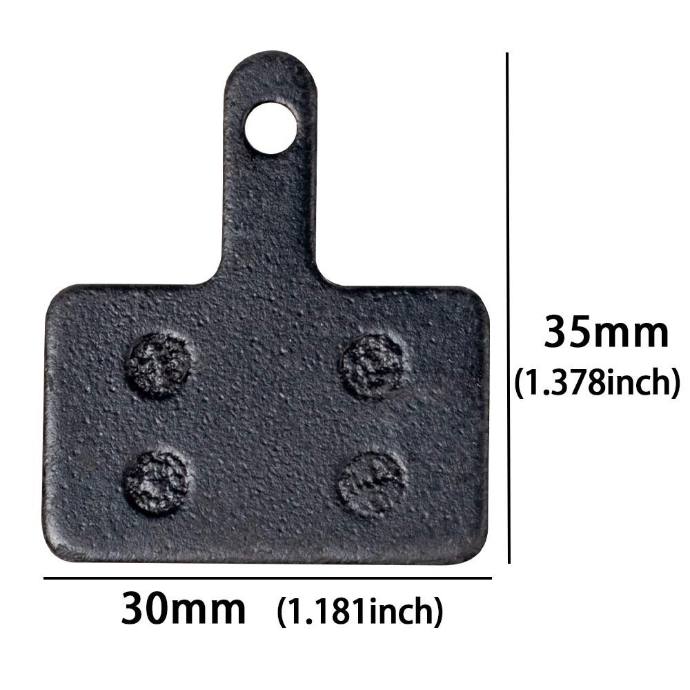 ZALOPA Lot De 5 Paires De Plaquettes De Frein à Disque En Résine Semi-métallique Pour TRP Tektro Shimano Deore B01S M375 M395 M416 M445 M446 M485 M486
