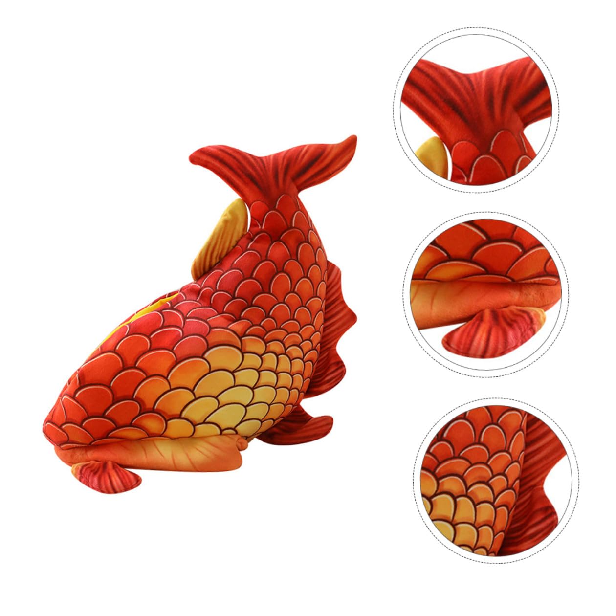 SOIMISS Sombrero de Disfraz para Rojo Diseño de Pez Cabeza, Tocado Creativo para Halloween y Fiestas, Accesorio Divertido para Juegos de Rol y Actuaciones